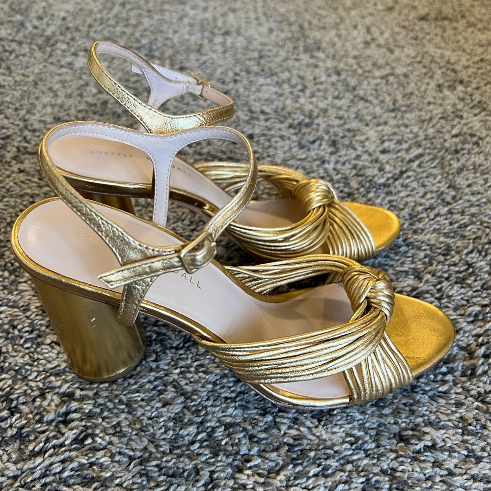 Loeffler Randall Gold Heels
